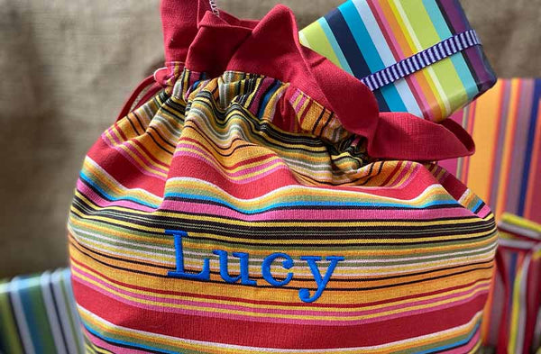name on children toy sack