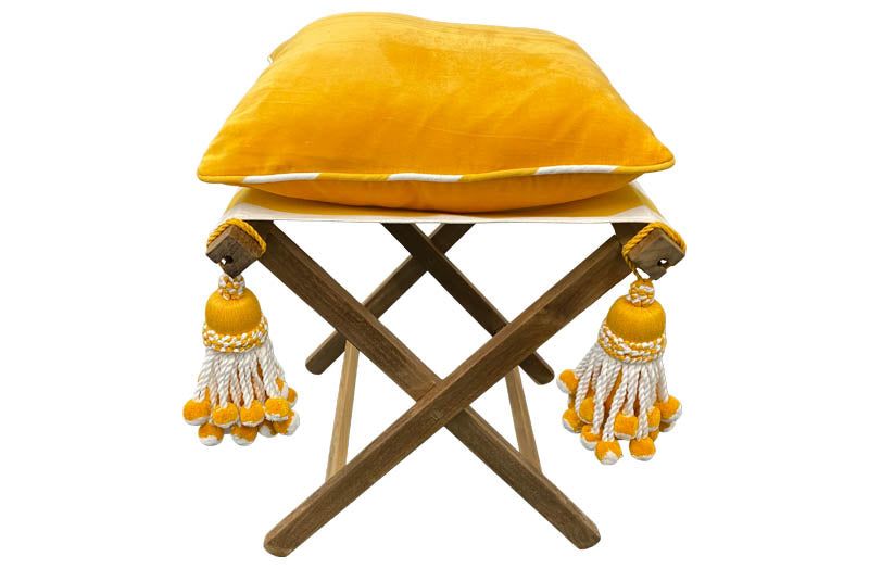 yellow-velvet-stool-cushion-yellow-white-stool-piping-yellow-jumbo-tassels.jpg