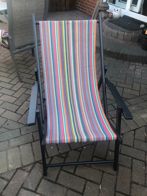 upcycle deck chair material