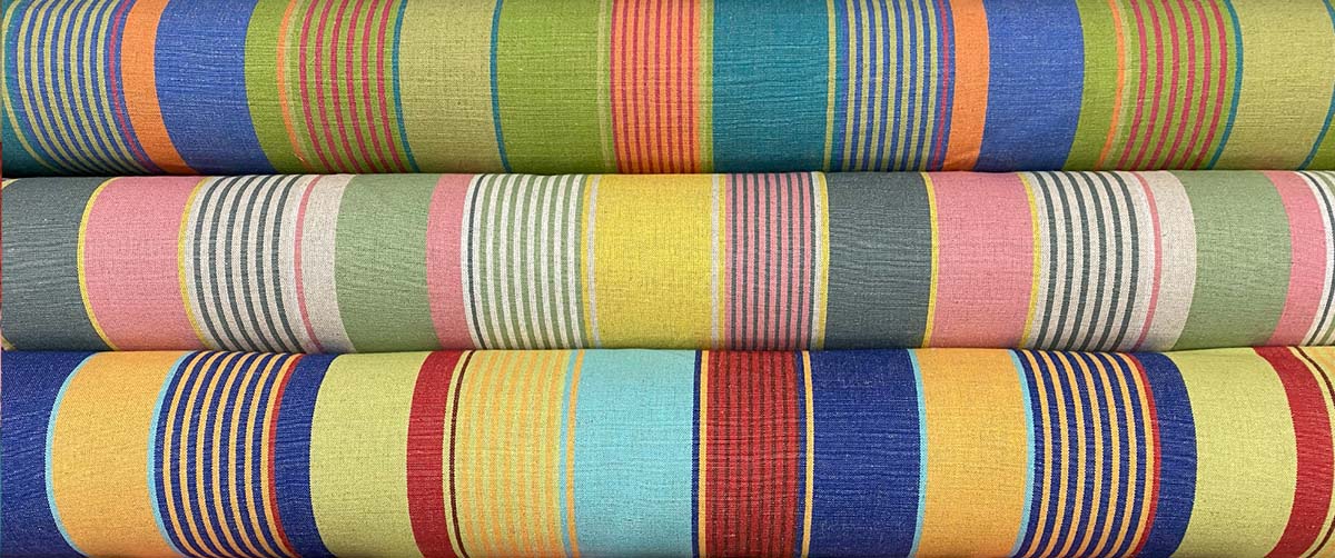 Striped Linen Fabrics The Stripes Company UK