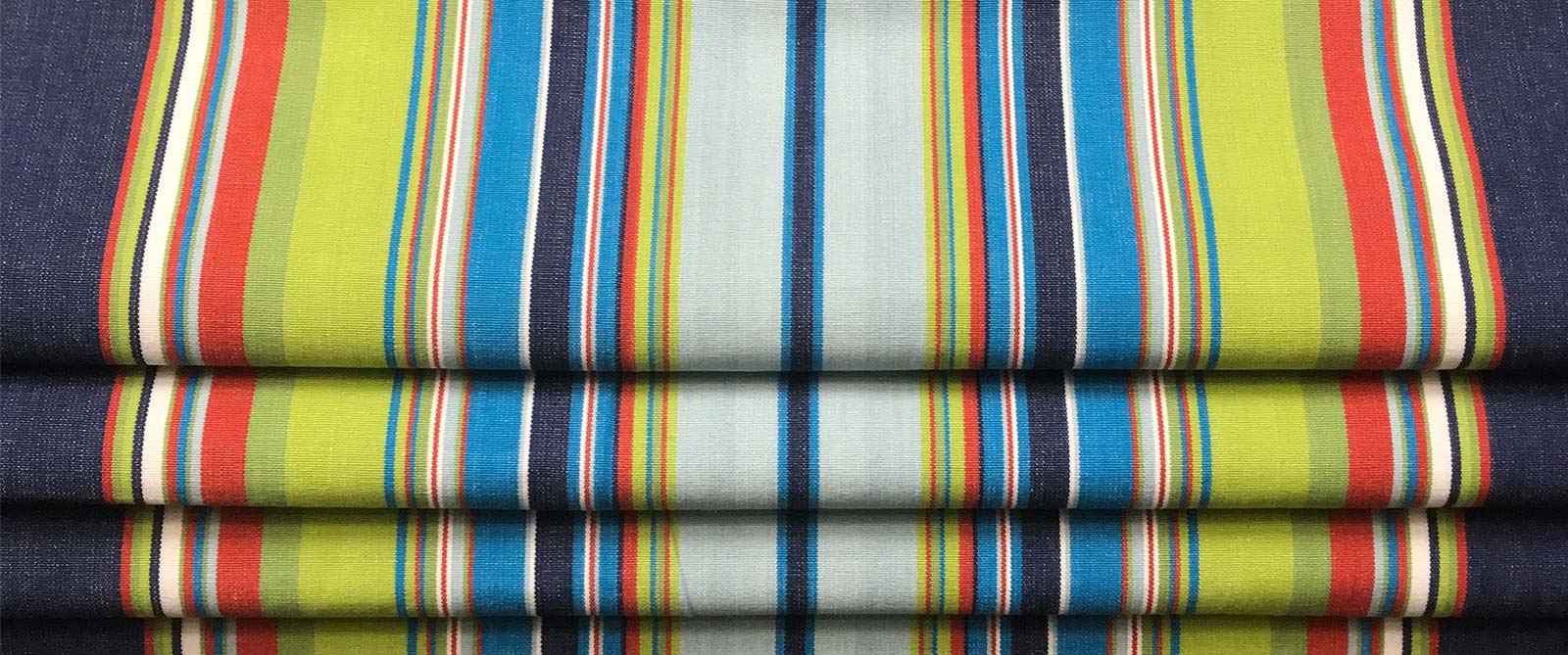 seaside stripe roman blind