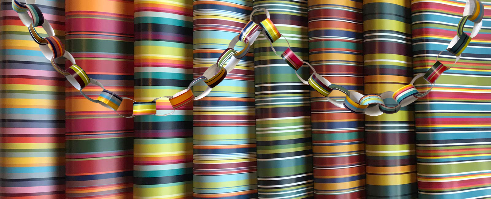 Sophisticated Stripe Wrapping Paper