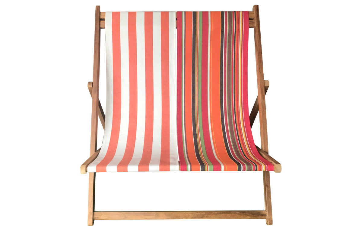 Double Deckchairs with Choice of Cotton Slings