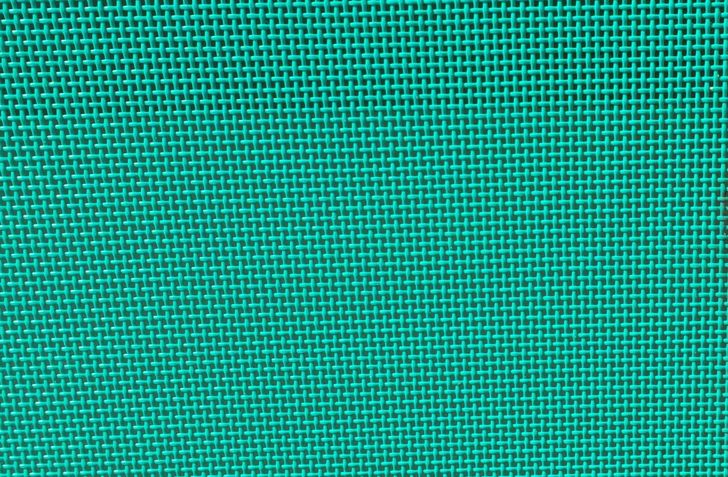 Green Taraflex Batylene PVC net fabric for deckchairs