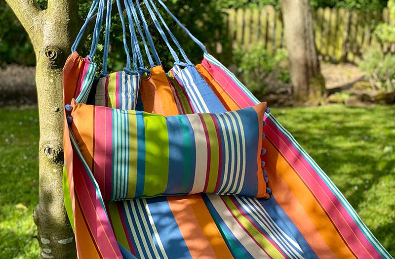 Multi Colour Stripe Hammocks | Garden Hammocks