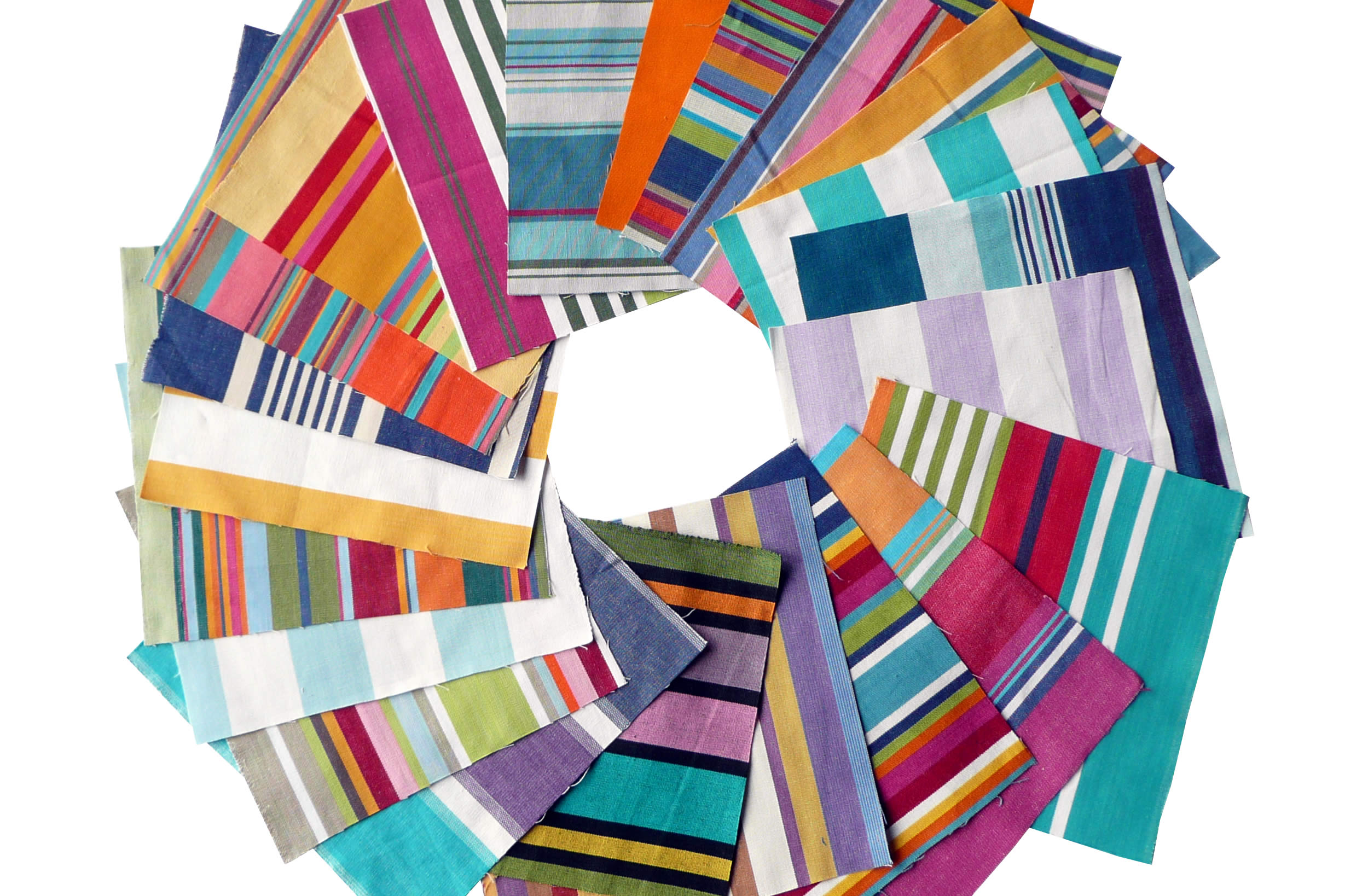 striped patchwork fabrics 
