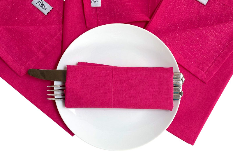 Pink Cotton Napkins