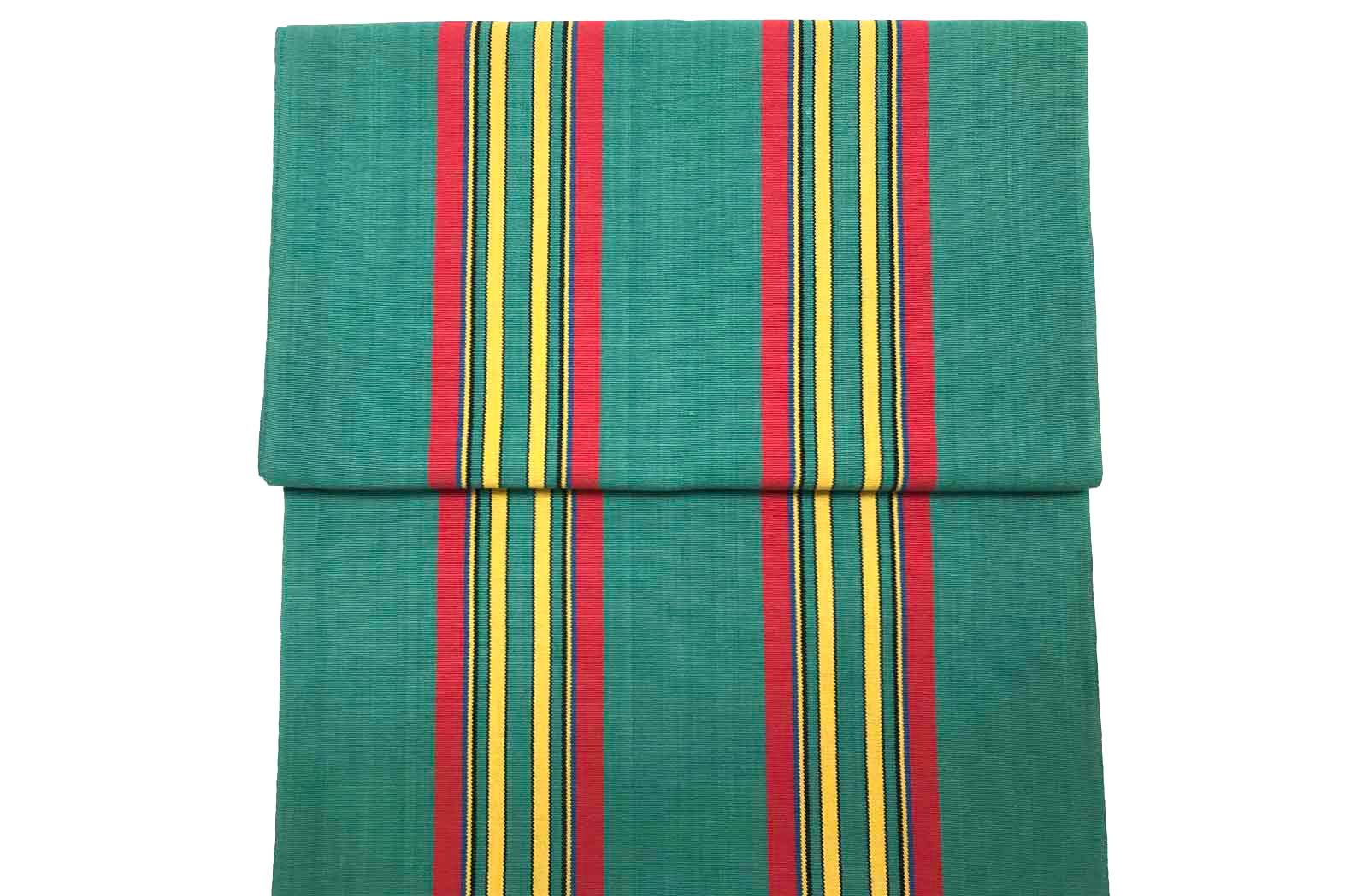 Replacement Deck Chair Slings Jade green, red, yellow stripe