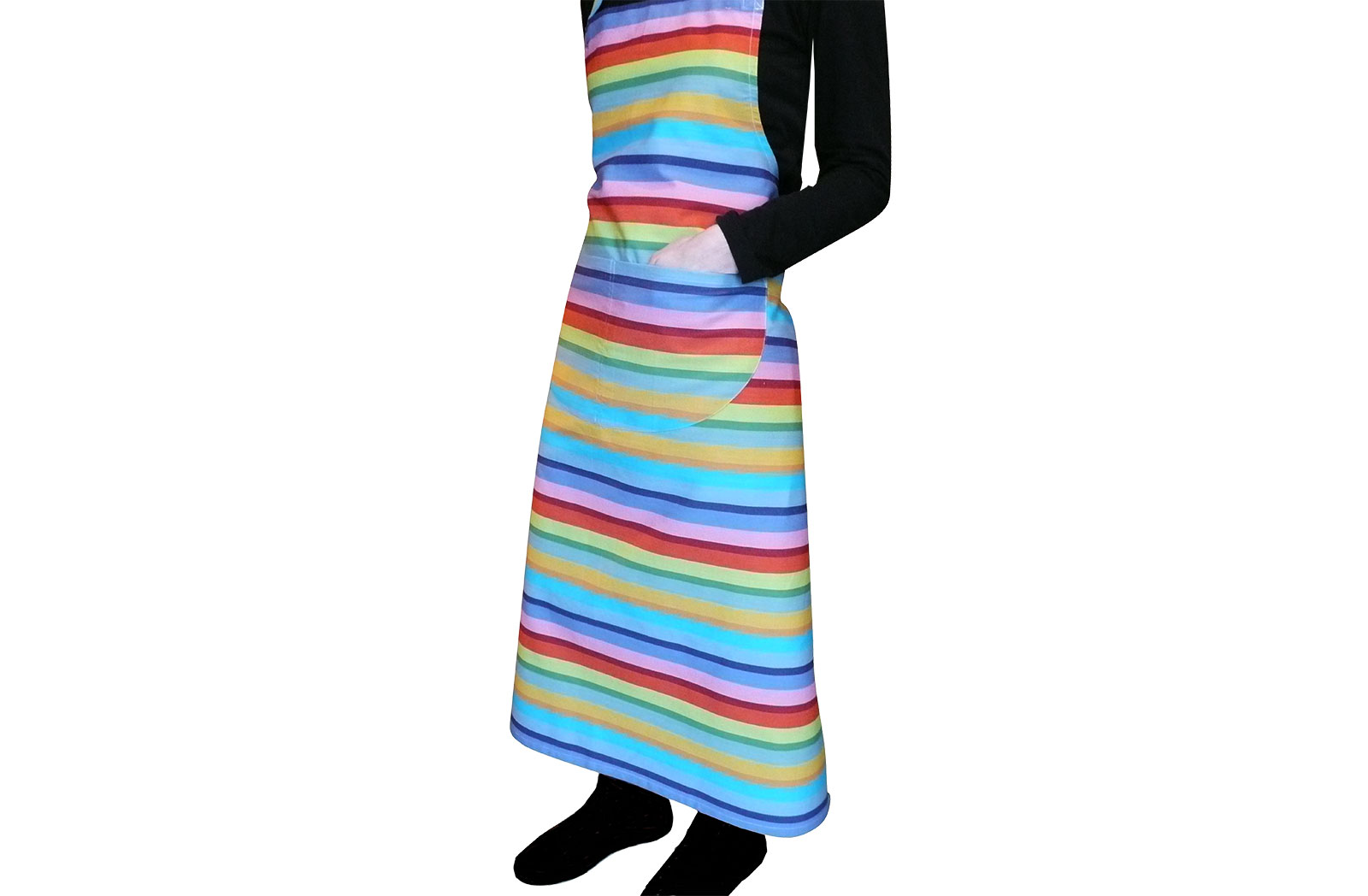 Rainbow Striped Aprons - Tango Stripe | The Stripes Company UK