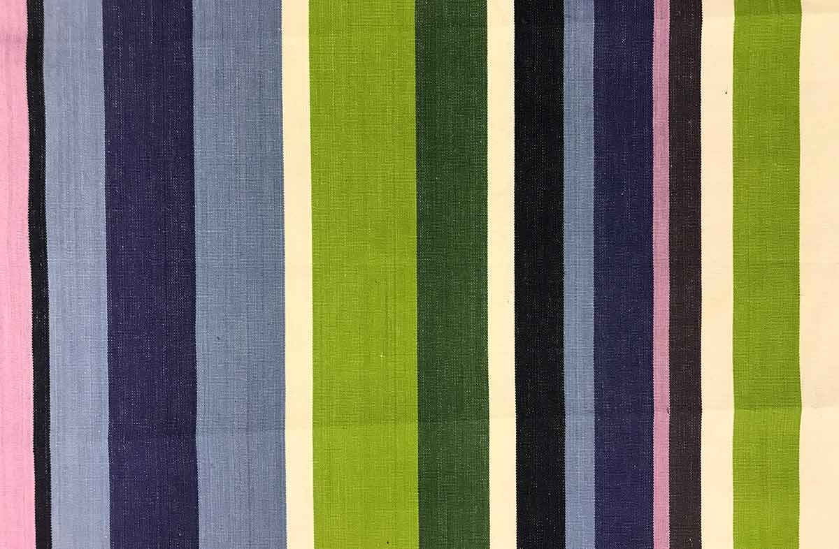 Green, blue, purple - Striped Fabrics | Stripe Cotton Fabrics | Striped Curtain Fabrics | Upholstery Fabrics 