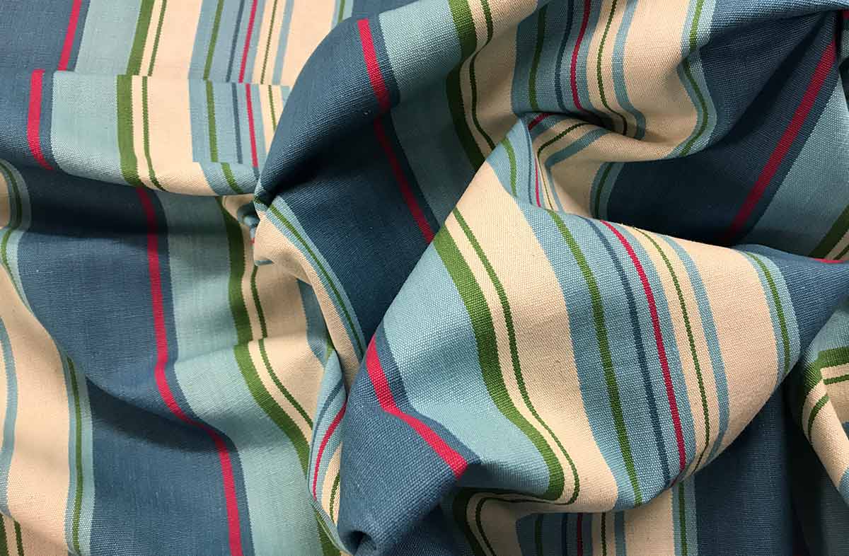 striped curtains Sailing Interior Striped Fabric 150cm