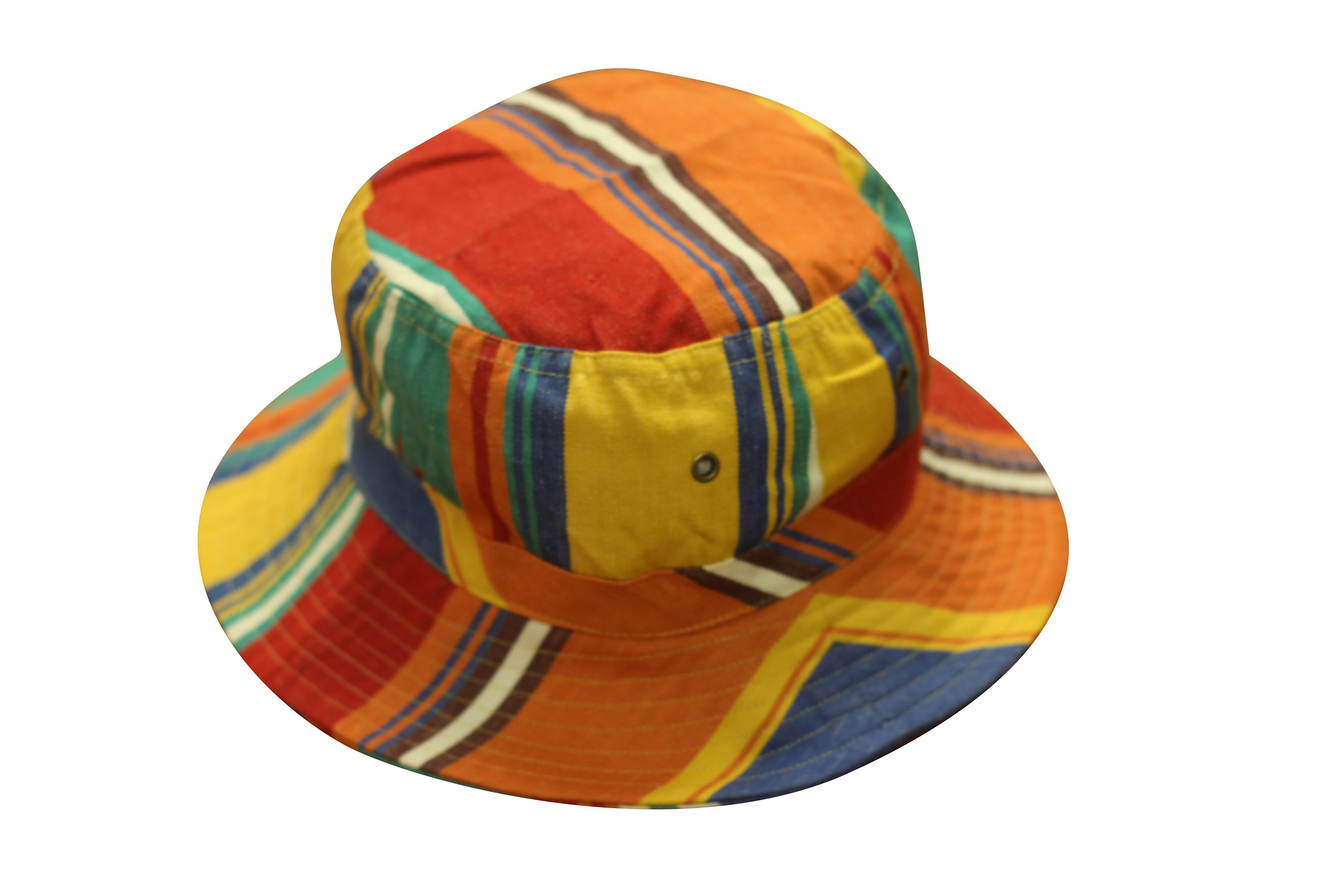 Orange Striped Sun Hats | Sun Protection Hat