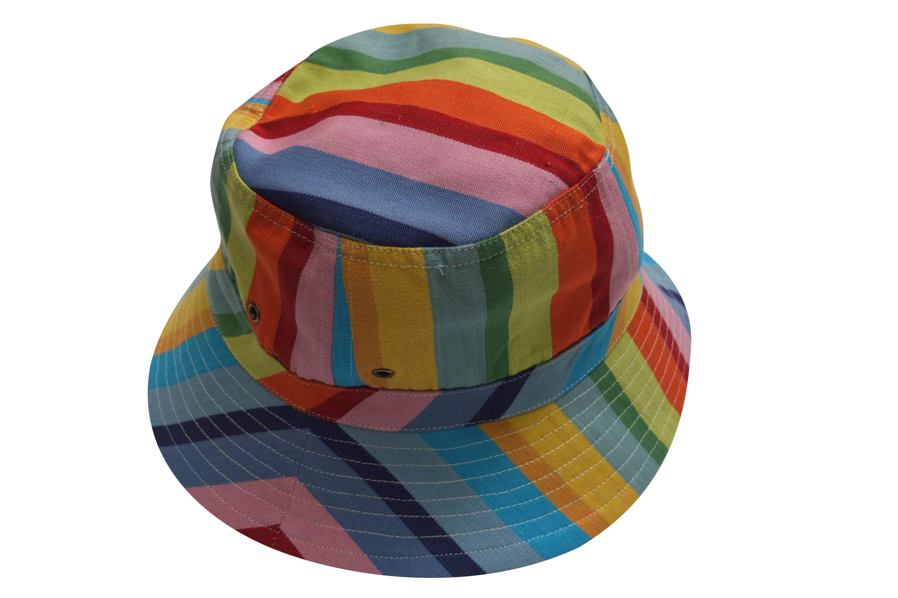 Rainbow Striped Sun Hats Sun Protection Hat Tango Stripe
