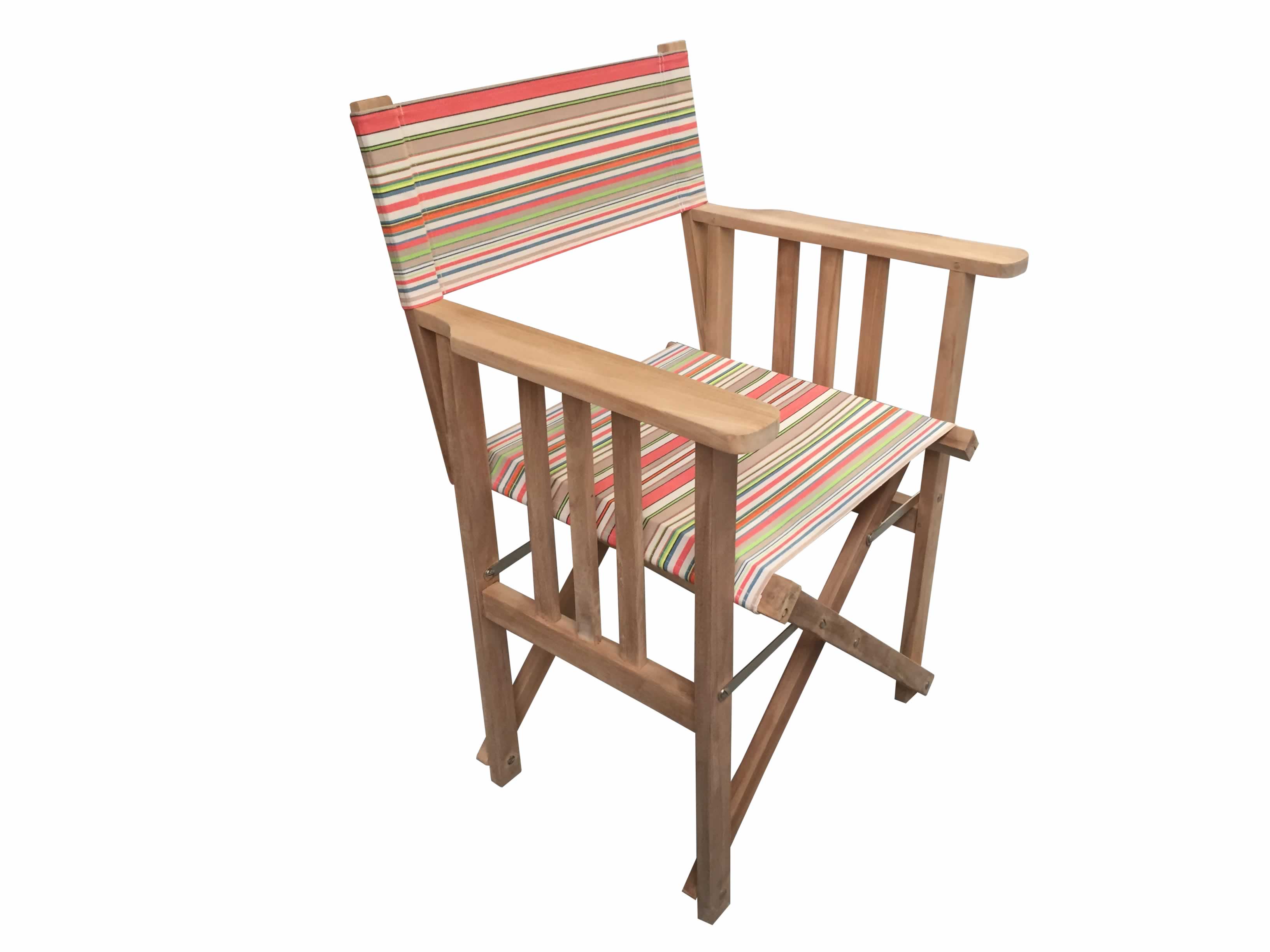 Vintage Look Directors Chair - Slamball Stripe 