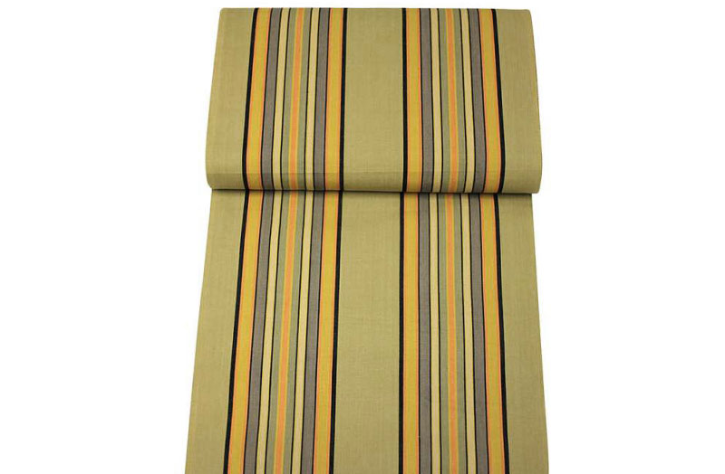 Khaki Deckchair Canvas | Vintage Deckchair Fabric Kickball