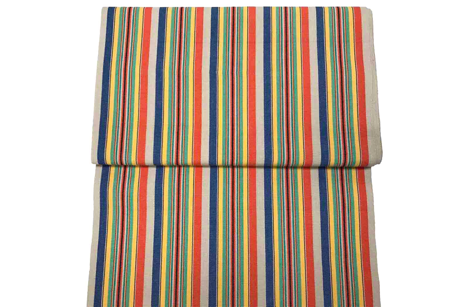 Replacement Deck Chair Slings dark blue, beige, orange   